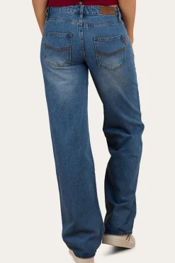 Cammy Low Rise Wide Leg Jean - Light Blue