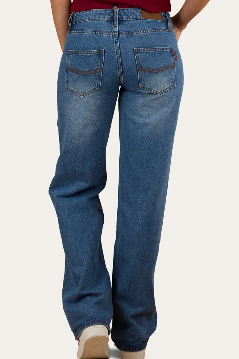 Cammy Low Rise Wide Leg Jean - Light Blue