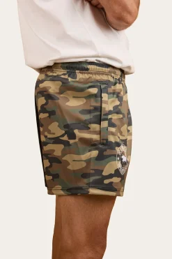 Camo Footy Shorts - Black / Camo