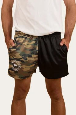 Camo Footy Shorts - Black / Camo
