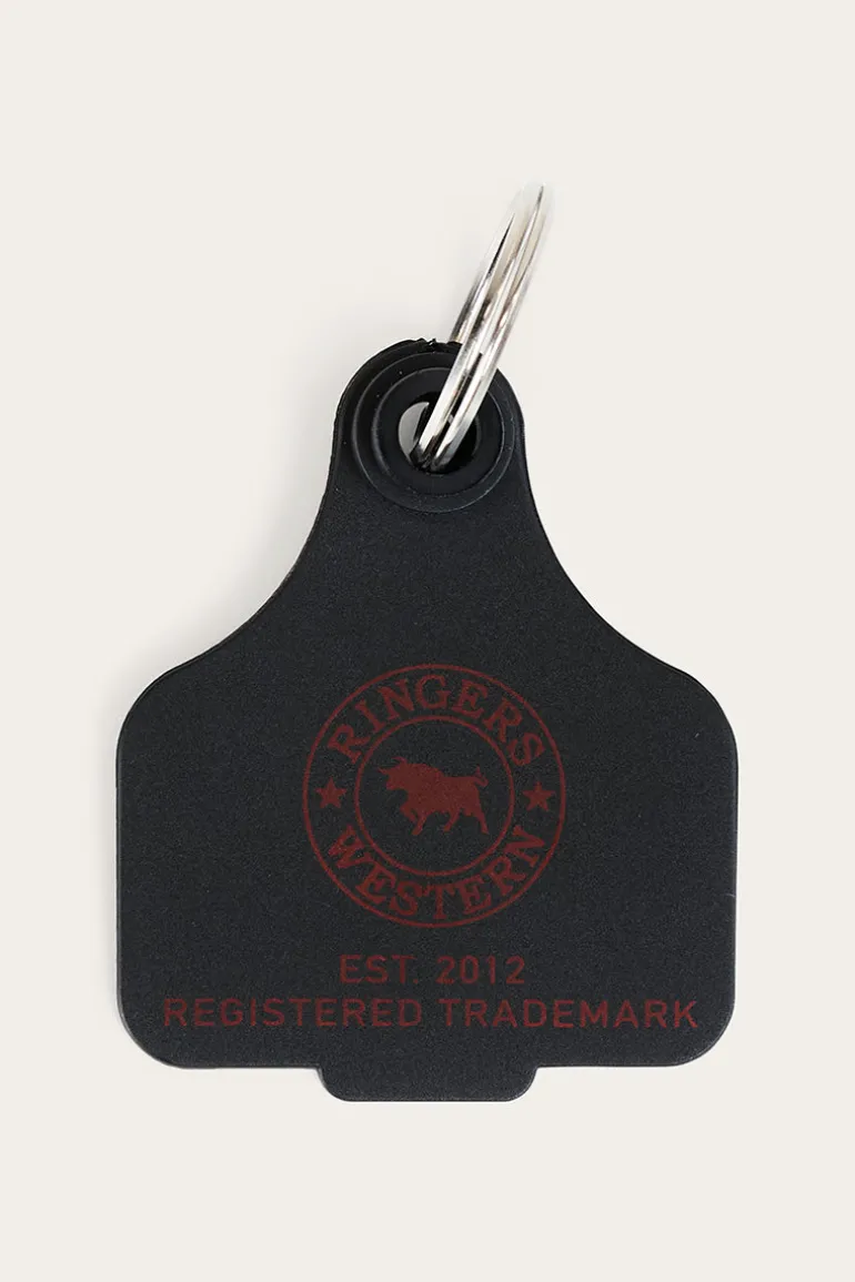 Cattle Tags - Black / Red