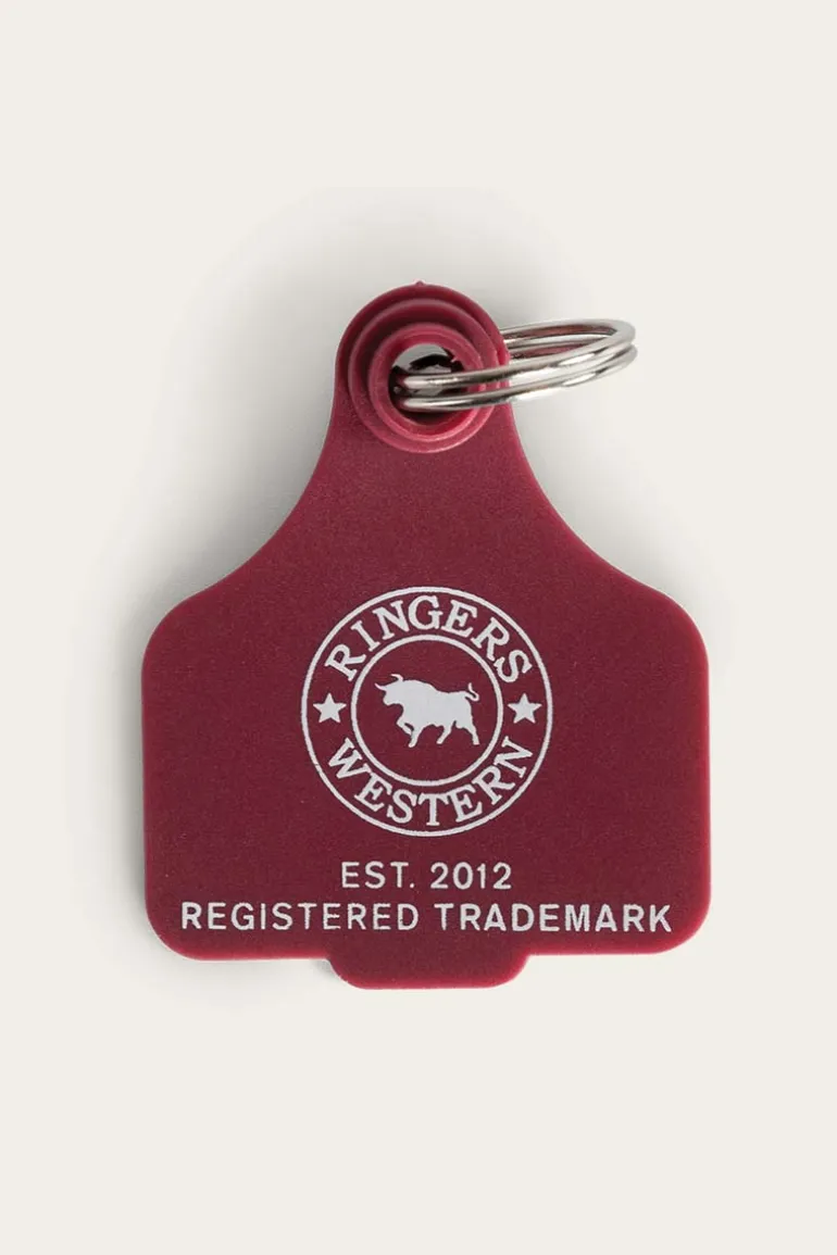 Cattle Tags - Burgundy