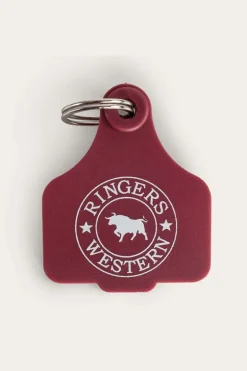 Cattle Tags - Burgundy