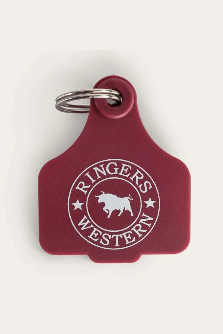 Cattle Tags - Burgundy