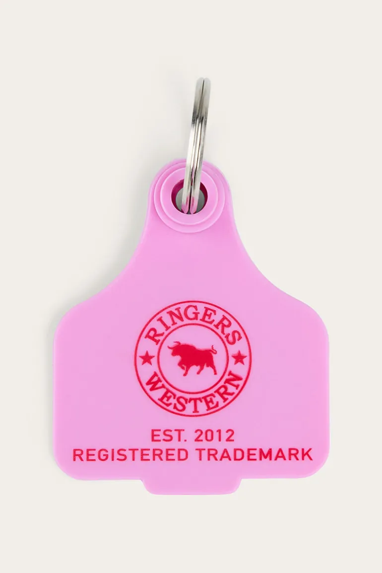 Cattle Tags - Pink / Red