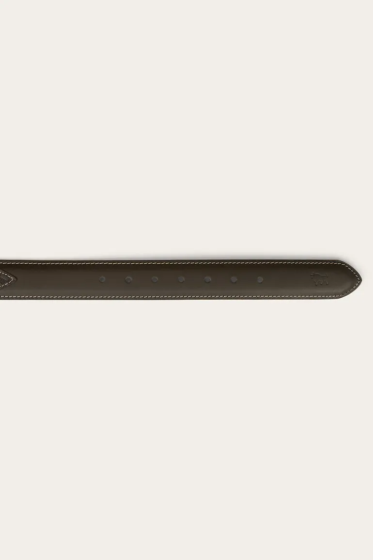 Cattleman Belt - Black / Silver