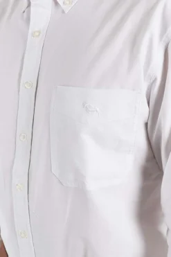 Centenary Mens Semi Fitted Dress Shirt - White