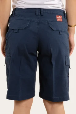 Clearwater Womens Ripstop Work Short - Dark Navy