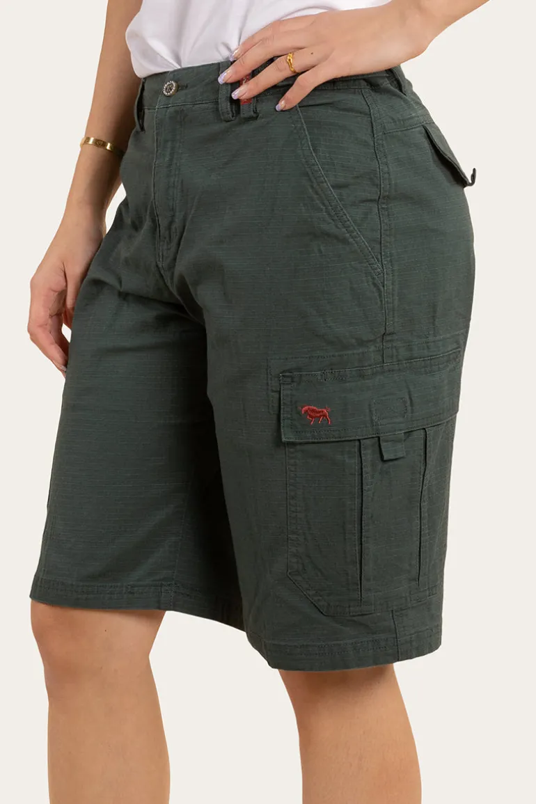 Clearwater Womens Ripstop Work Short - Forest