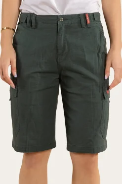 Clearwater Womens Ripstop Work Short - Forest