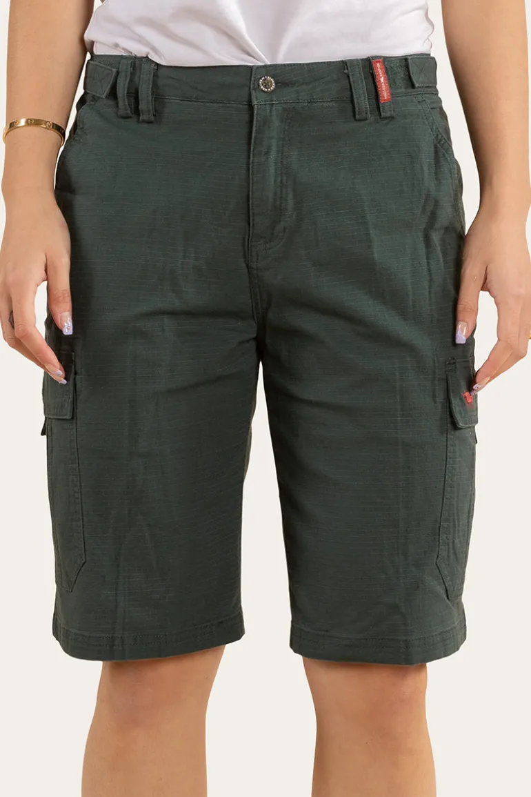 Clearwater Womens Ripstop Work Short - Forest