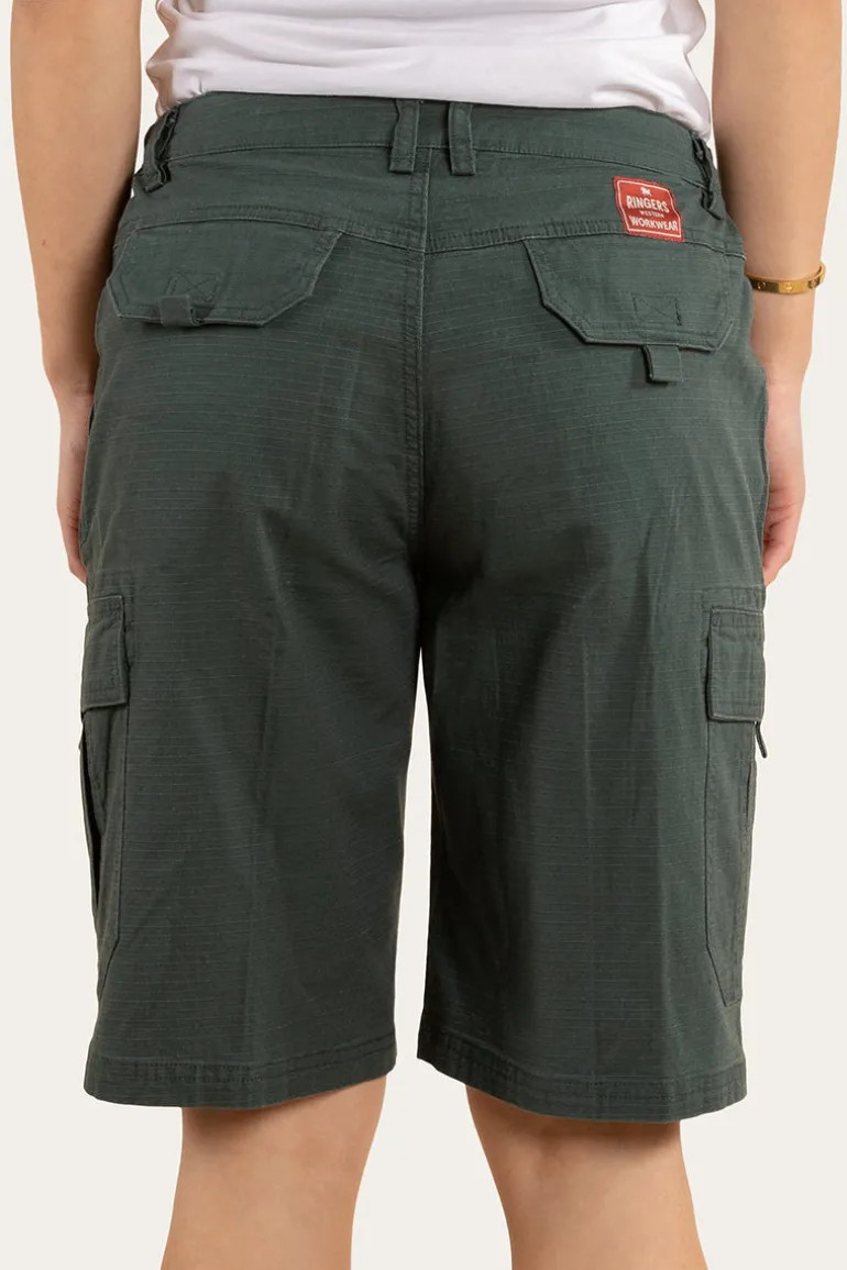 Clearwater Womens Ripstop Work Short - Forest