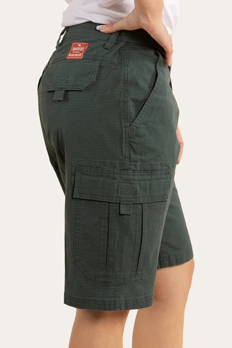 Clearwater Womens Ripstop Work Short - Forest