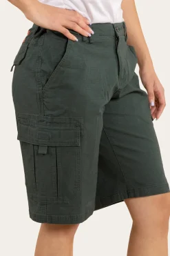 Clearwater Womens Ripstop Work Short - Forest