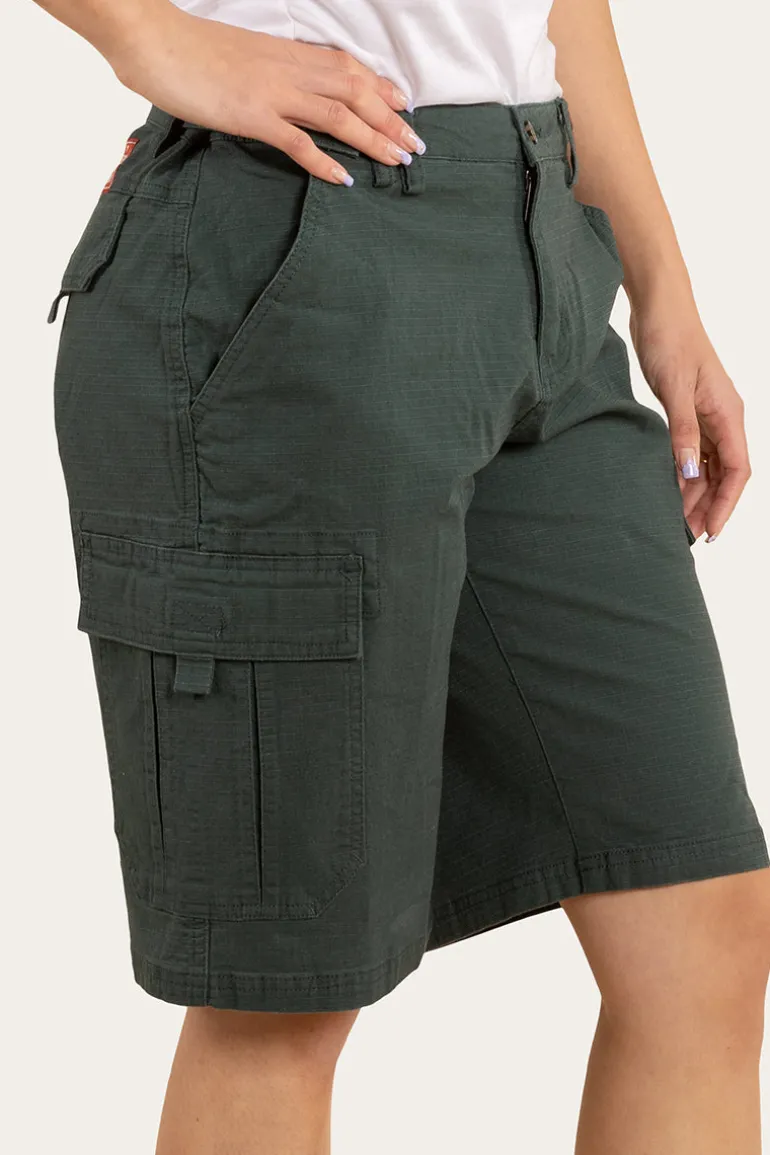Clearwater Womens Ripstop Work Short - Forest