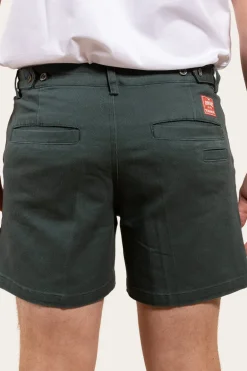 Cloncurry Mens Heavy Weight Work Short - Forest Green
