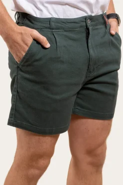 Cloncurry Mens Heavy Weight Work Short - Forest Green