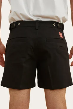 Cloncurry Mens Heavy Weight Work Short - Black
