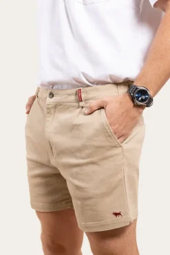 Cloncurry Mens Heavy Weight Work Short - Camel