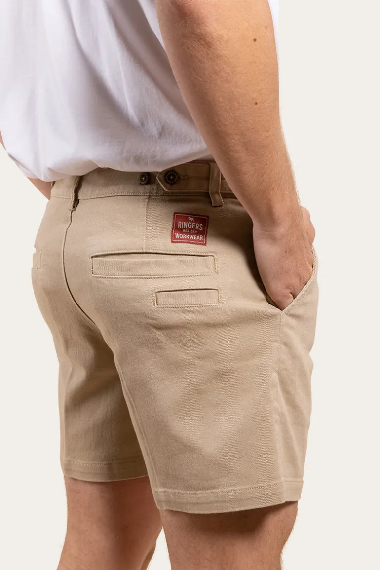 Cloncurry Mens Heavy Weight Work Short - Camel