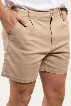 Cloncurry Mens Heavy Weight Work Short - Camel