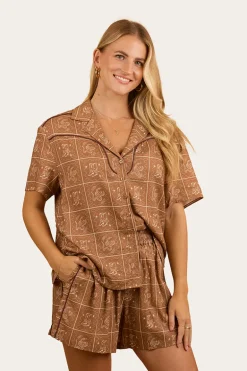 Cody Womens Shirt - Almond