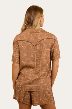 Cody Womens Shirt - Almond