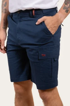 Coober Pedy Mens Ripstop Work Short - Dark Navy
