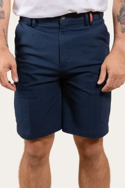 Coober Pedy Mens Ripstop Work Short - Dark Navy