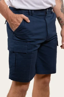 Coober Pedy Mens Ripstop Work Short - Dark Navy