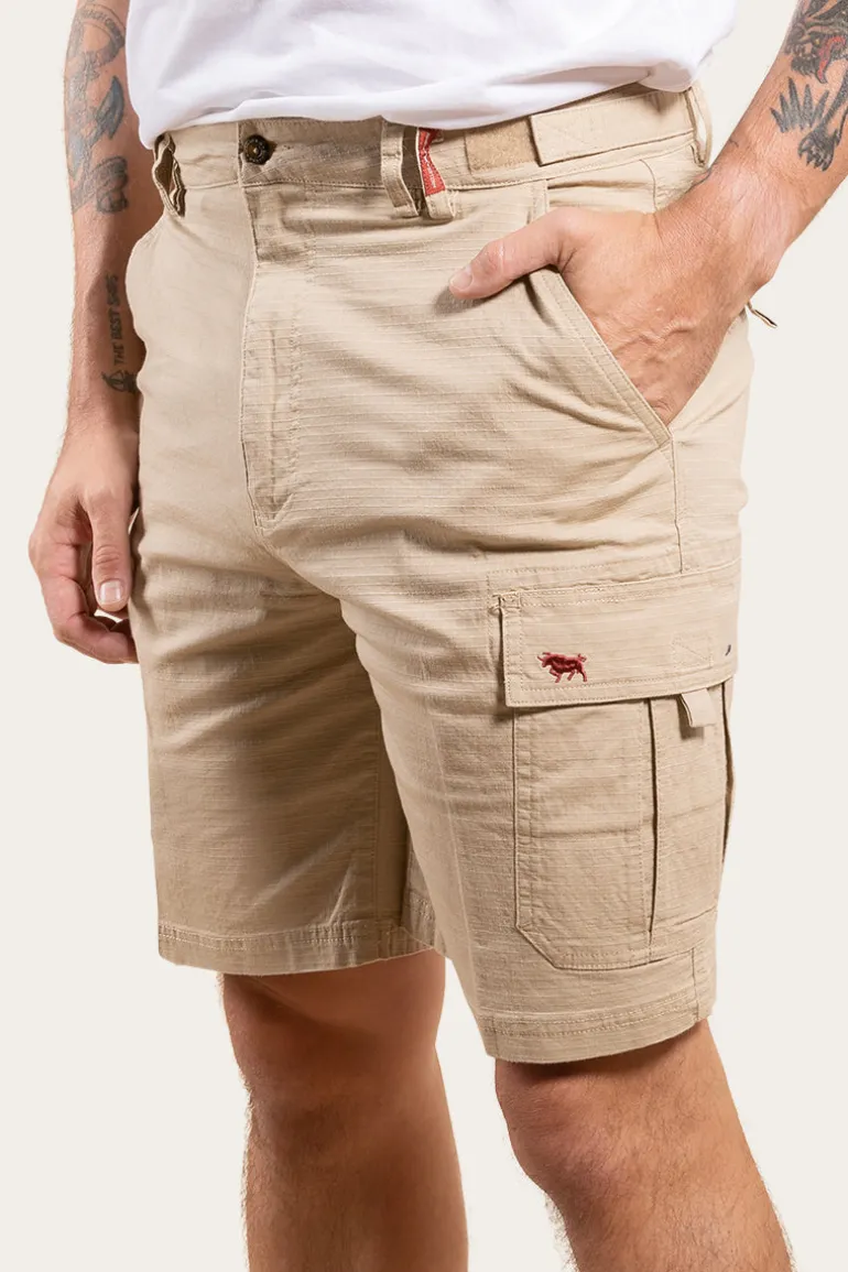 Coober Pedy Mens Ripstop Work Short - Camel