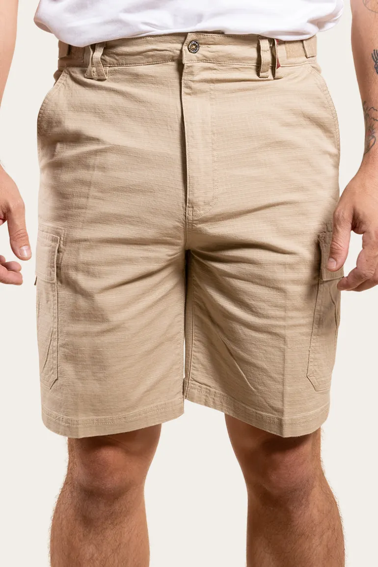 Coober Pedy Mens Ripstop Work Short - Camel