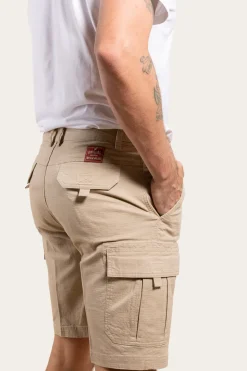 Coober Pedy Mens Ripstop Work Short - Camel