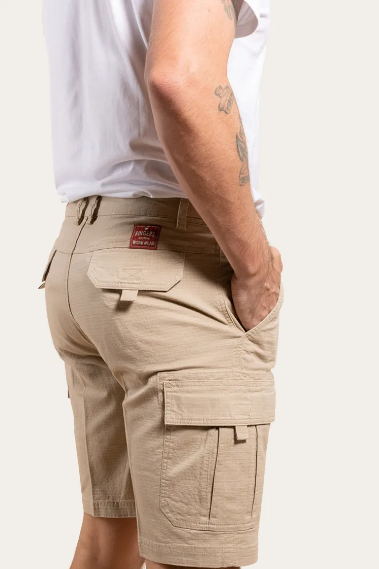 Coober Pedy Mens Ripstop Work Short - Camel