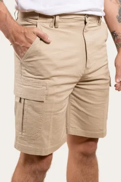 Coober Pedy Mens Ripstop Work Short - Camel
