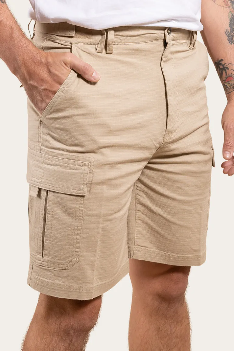 Coober Pedy Mens Ripstop Work Short - Camel