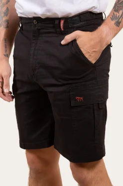 Coober Pedy Mens Ripstop Work Short - Black
