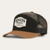 Country Club 7 Panel Cap - Black / Camo