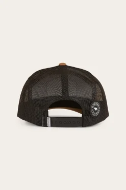 Country Club 7 Panel Cap - Black / Camo