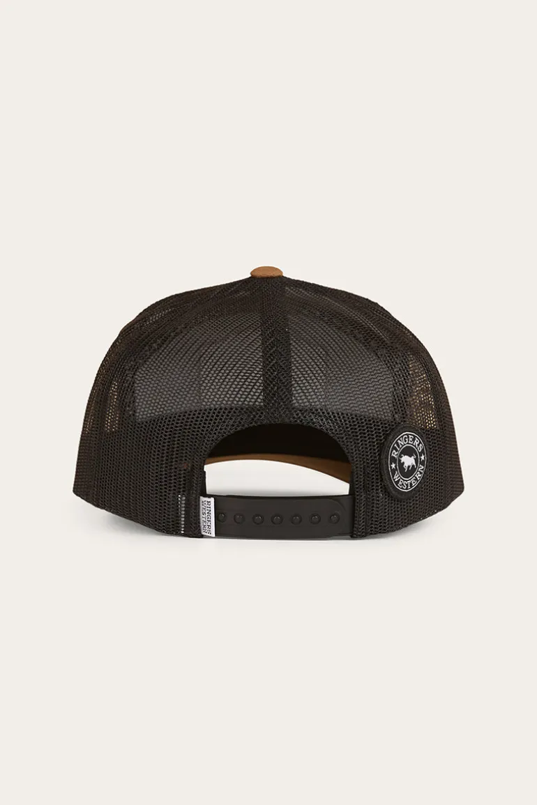 Country Club 7 Panel Cap - Black / Camo