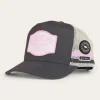 Country Club Deep Fit Trucker Cap - Ballet Pink / Charcoal
