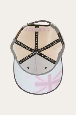 Country Club Deep Fit Trucker Cap - Ballet Pink / Charcoal