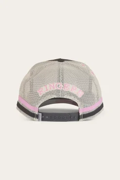 Country Club Deep Fit Trucker Cap - Ballet Pink / Charcoal
