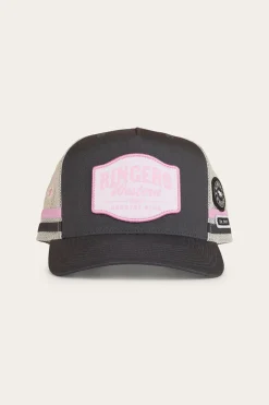 Country Club Deep Fit Trucker Cap - Ballet Pink / Charcoal