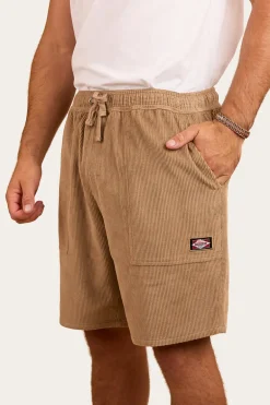 Countryside Mens Corduroy Walk Short - Dark Sand