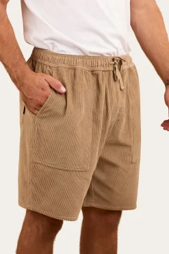 Countryside Mens Corduroy Walk Short - Dark Sand