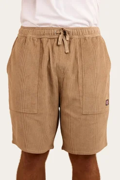 Countryside Mens Corduroy Walk Short - Dark Sand