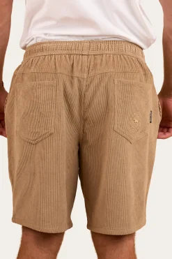 Countryside Mens Corduroy Walk Short - Dark Sand