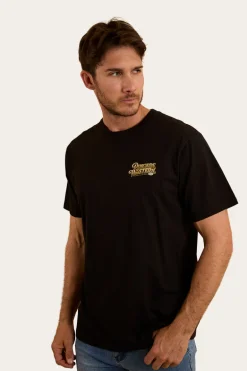 Cowboys Can Dance Mens Loose Fit T-Shirt - Black
