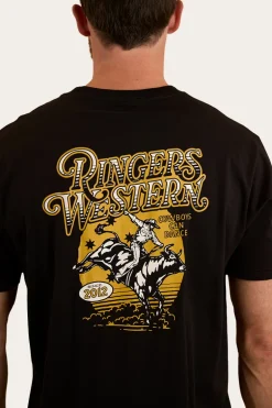 Cowboys Can Dance Mens Loose Fit T-Shirt - Black